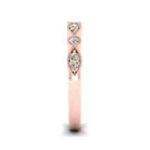 Rose Gold Wedding Ring Azora