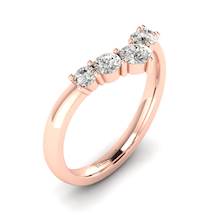 Rose Gold Wedding Ring Meira