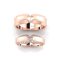 Yellow Gold Wedding Ring Set Evy