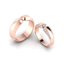 Yellow Gold Wedding Ring Set Evy