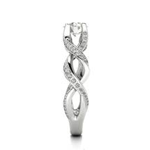 Designer Engagement Ring Florenzia White Gold