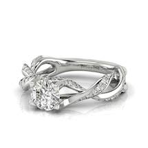 Designer Engagement Ring Florenzia Platinum