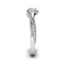 Designer Engagement Ring Nolana White Gold