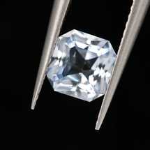 Natural White Sapphire 1.3ct Octagon Shape