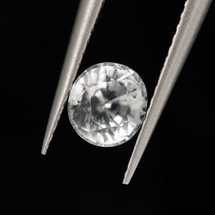 Natural White Sapphire 1.2ct Oval Shape Gemstone