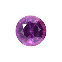Natural Purple Sapphire 0.9ct Round Shape