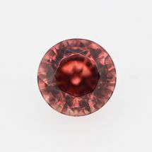 Brilliyond Jewellery Natural Sri Lankan Round Zircon Gemstone, 7.97mm, 3.53ct, Mixed Cut Stone