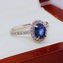 Cornflower blue sapphire 0.7ct 