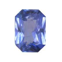 Prominent blue sapphire gemstone 2.9ct in octagon shape
