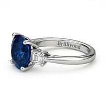Oval shape blue sapphire 1.52ct from Brilliyond