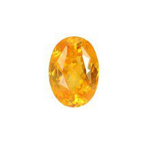 Oval golden yellow sapphire 2.3ct gemstone