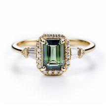 Emerald Cut Sapphire Multi-Stone Engagement Ring 2.0ct Alexis