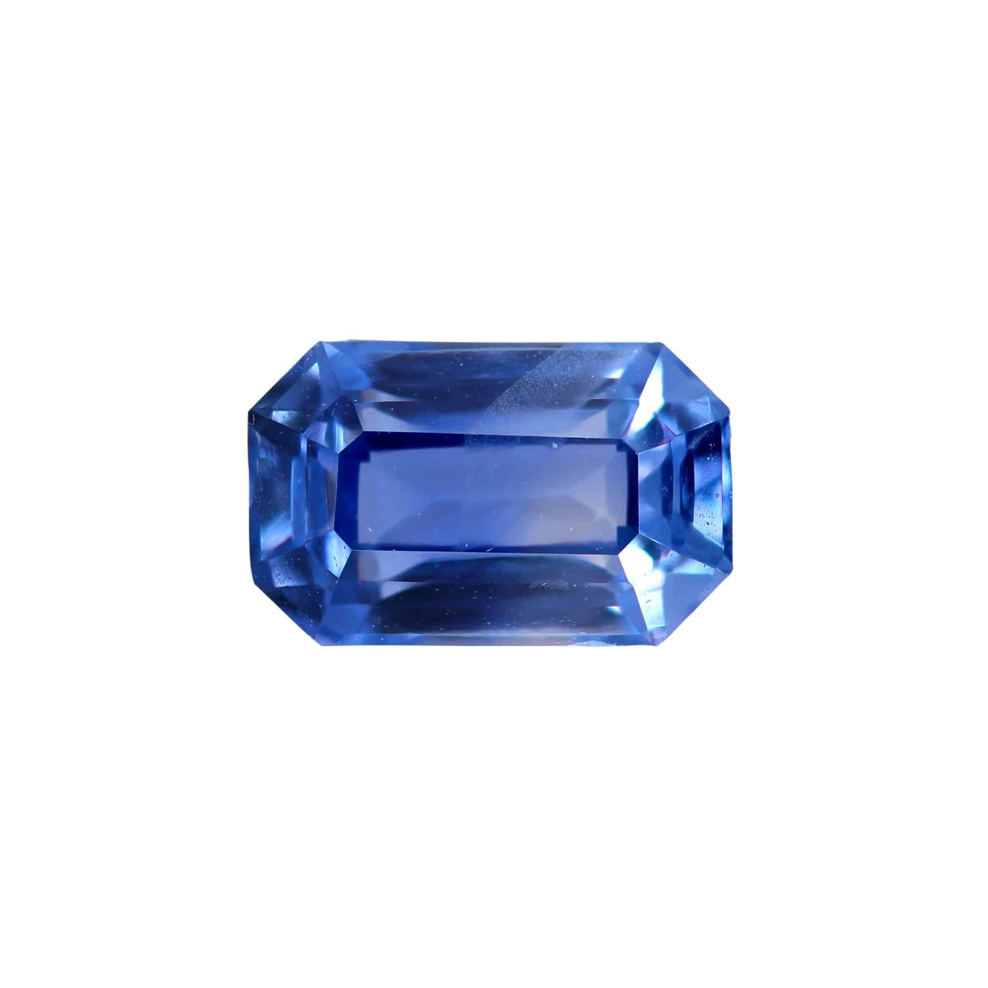 Blue sapphire 0.76ct octagon shape from Brilliyond