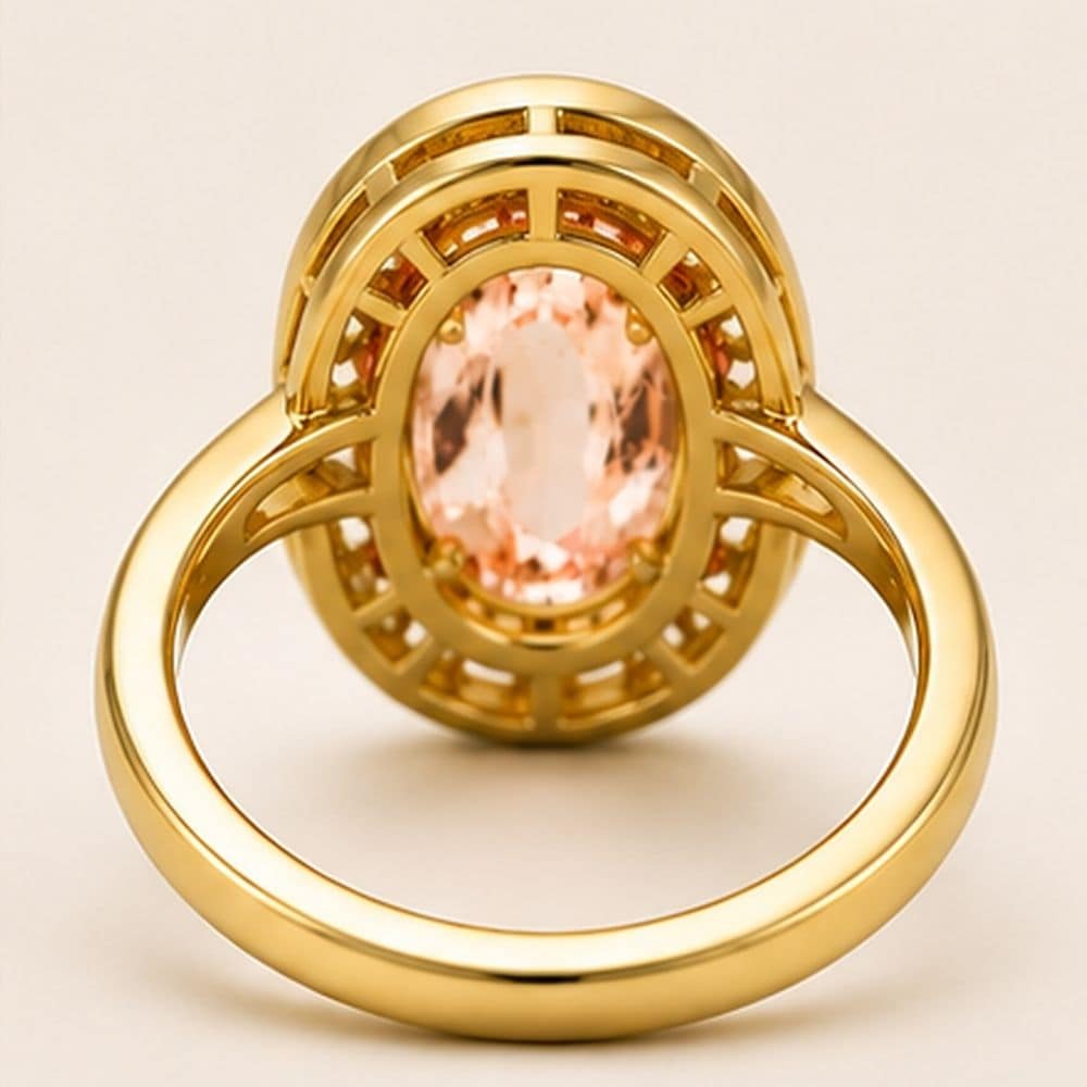 Padparadscha Engagement Ring Yellow Gold Juliana_image3