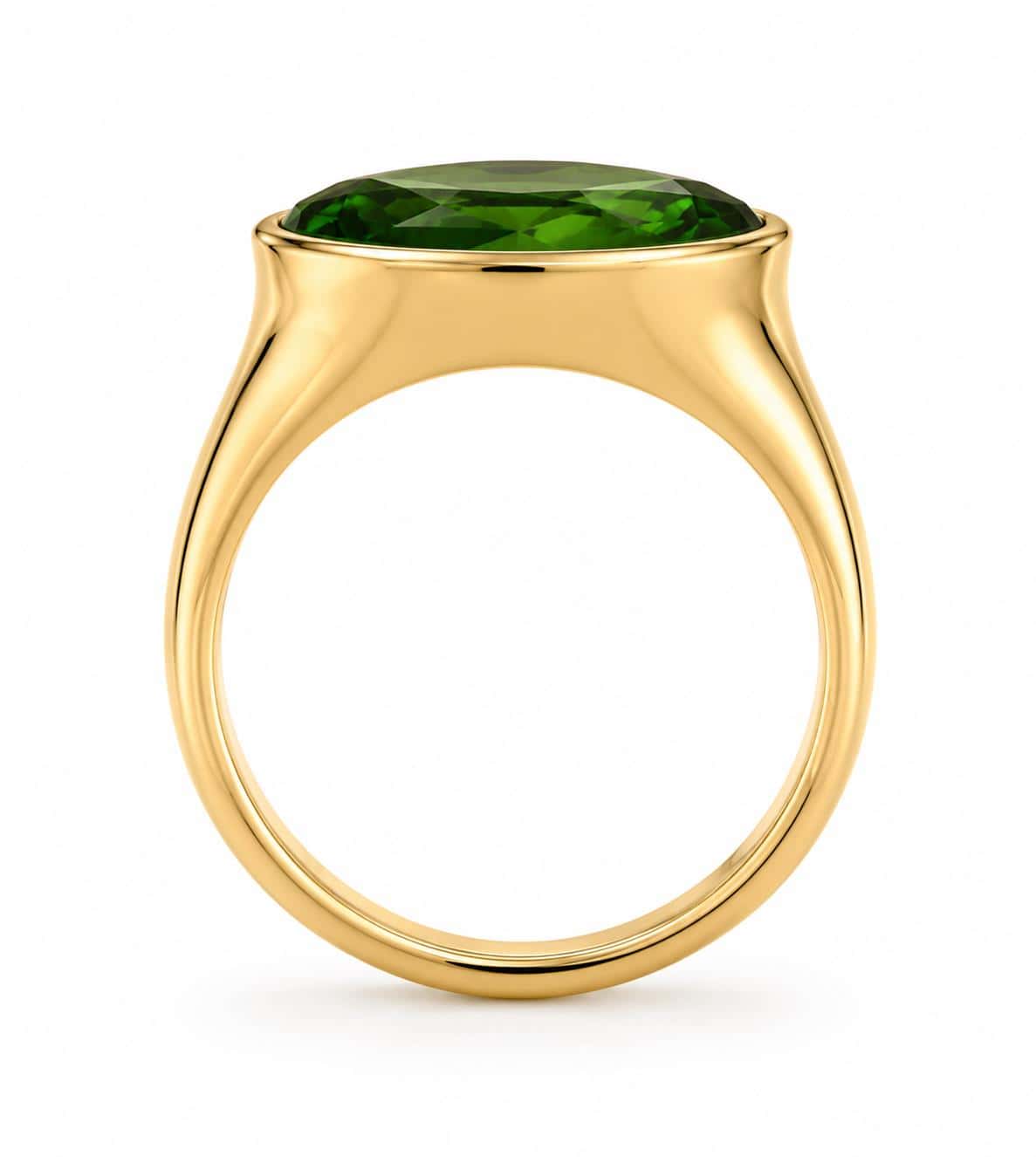 Maximus Ring Gladiator Green Stone Ring_image2