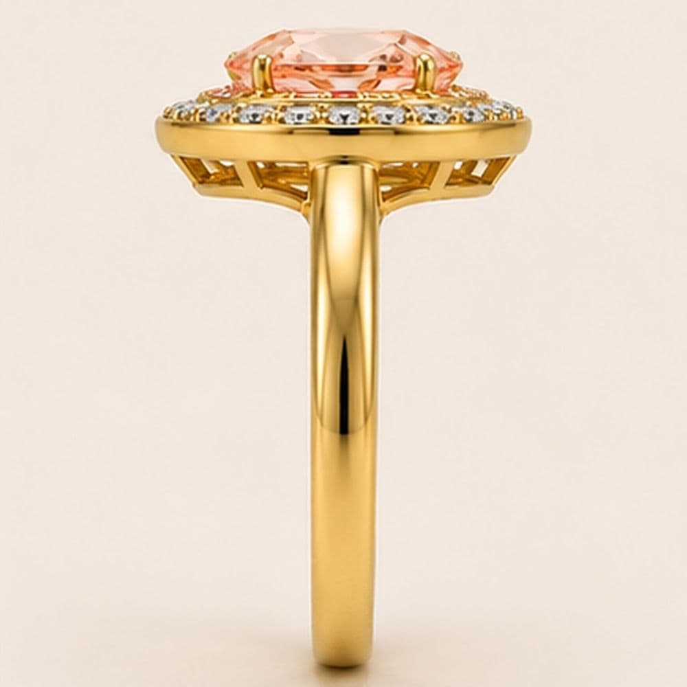 Padparadscha Engagement Ring Yellow Gold Juliana_image5