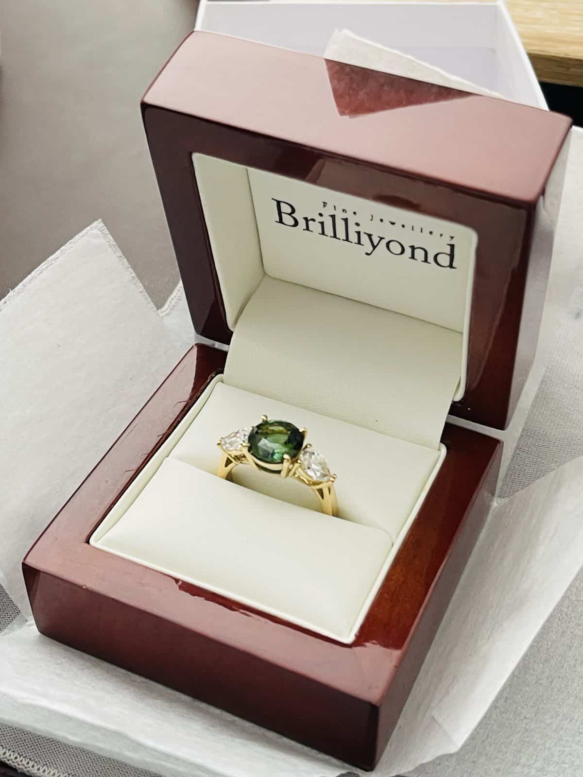 Green Tourmaline 3.0 Carat ( 9.56X9.56X5.63 mm)_image2