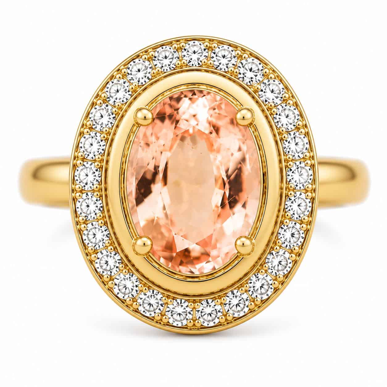 Padparadscha Engagement Ring Yellow Gold Juliana_image2