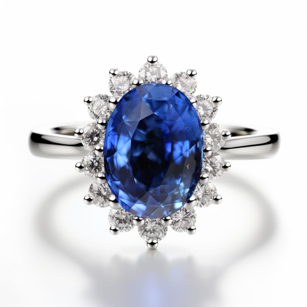 Blue Sapphire Engagement Rings