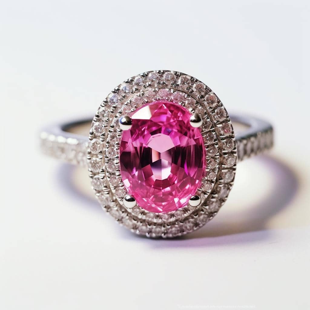 Pink Sapphire Engagement Rings