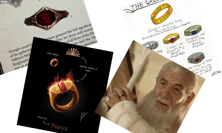 narya ring ideas load of the rings