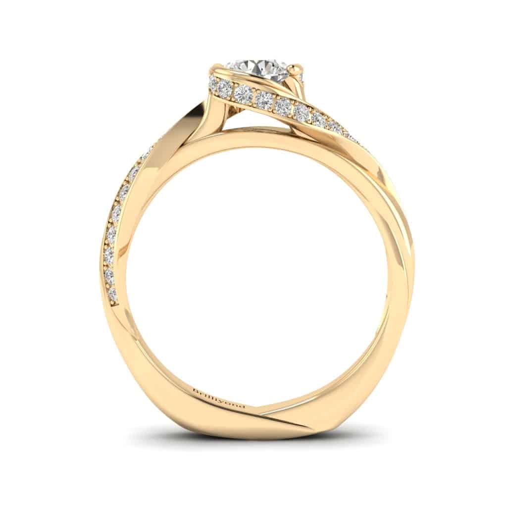 Unique Engagement Ring Nolana Yellow Gold