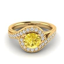 Yellow Sapphire Engagement Rings