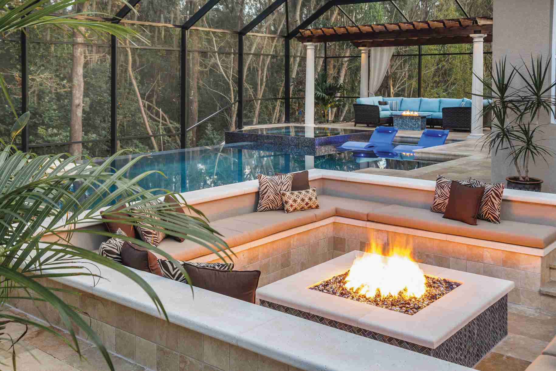 6 Ways To Cozy Up Pool Area With Fire Features AstralPool