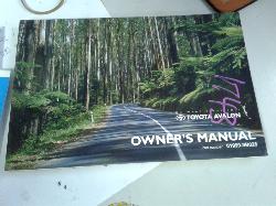 View Auto part Owners Handbook Toyota Avalon 2005