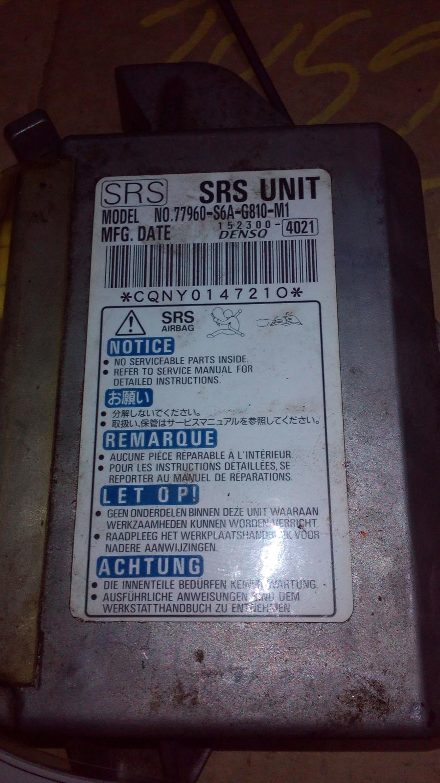 View Auto part Airbag Module/Sensor Honda Civic 2002