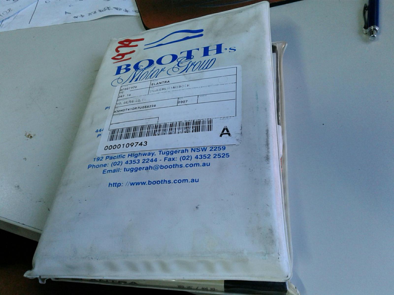 View Auto part Owners Handbook Hyundai Elantra 2007
