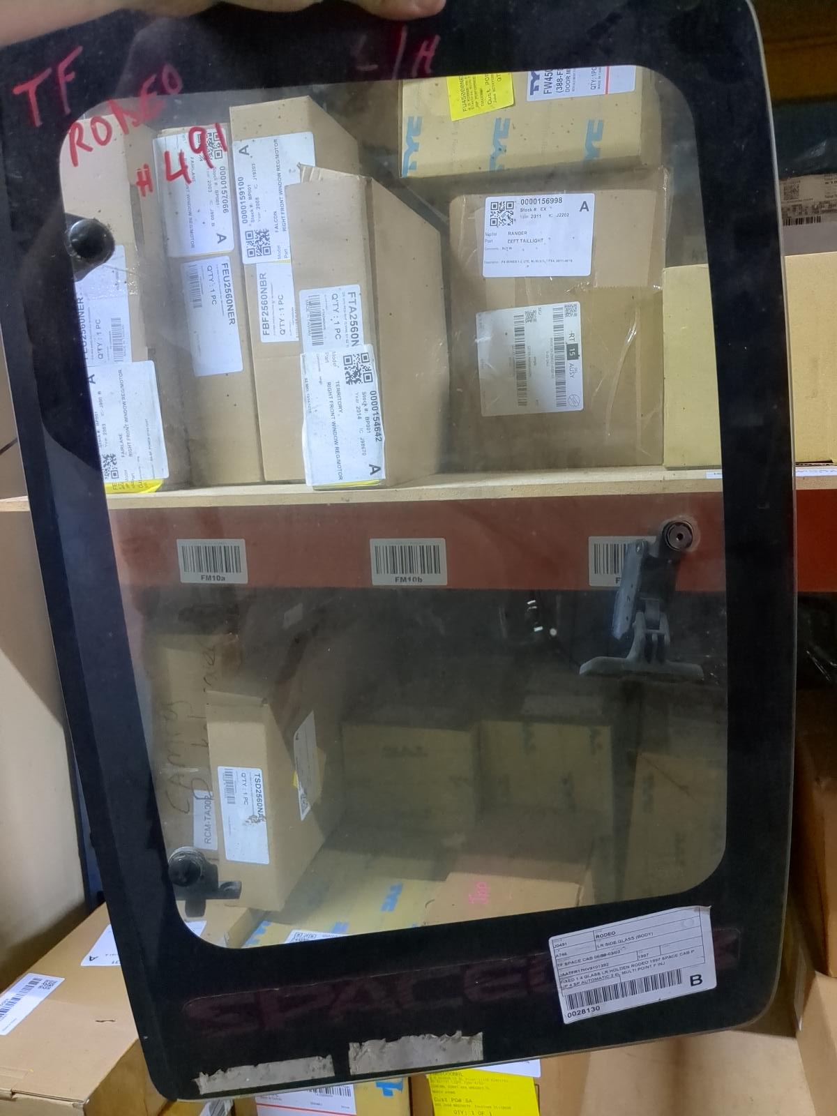 View Auto part Left Rear Side Glass Holden Rodeo 1997