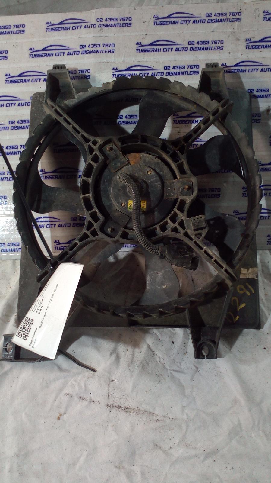 View Auto part Fan Hyundai Accent 2007