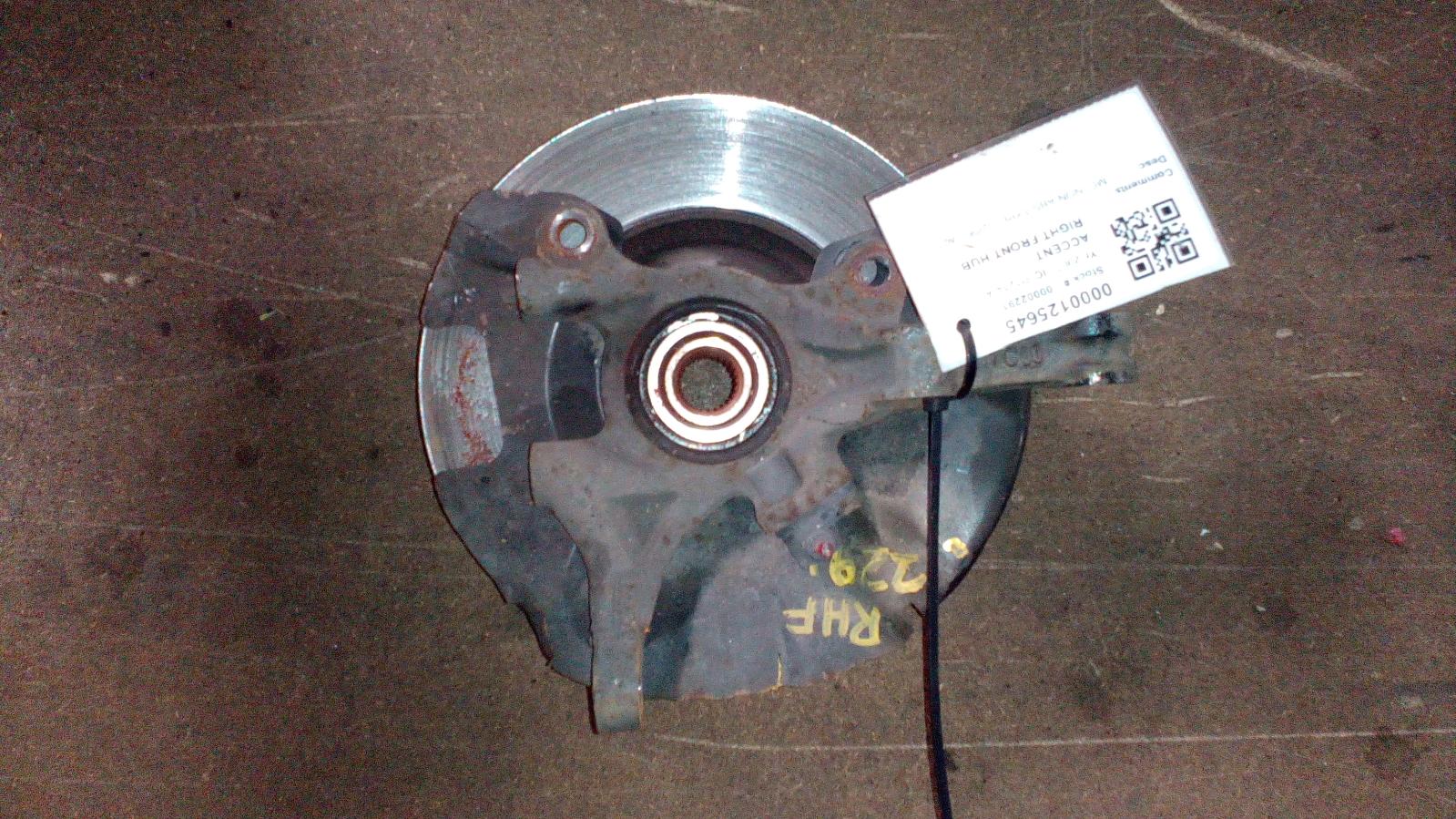 View Auto part Right Front Hub Assembly Hyundai Accent 2007