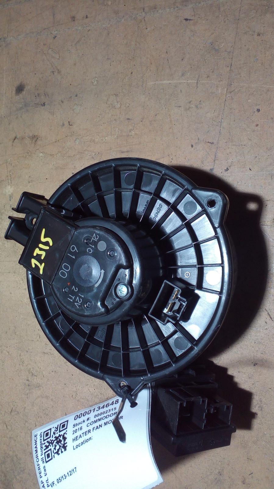 View Auto part Heater Fan Motor Holden Commodore 2016