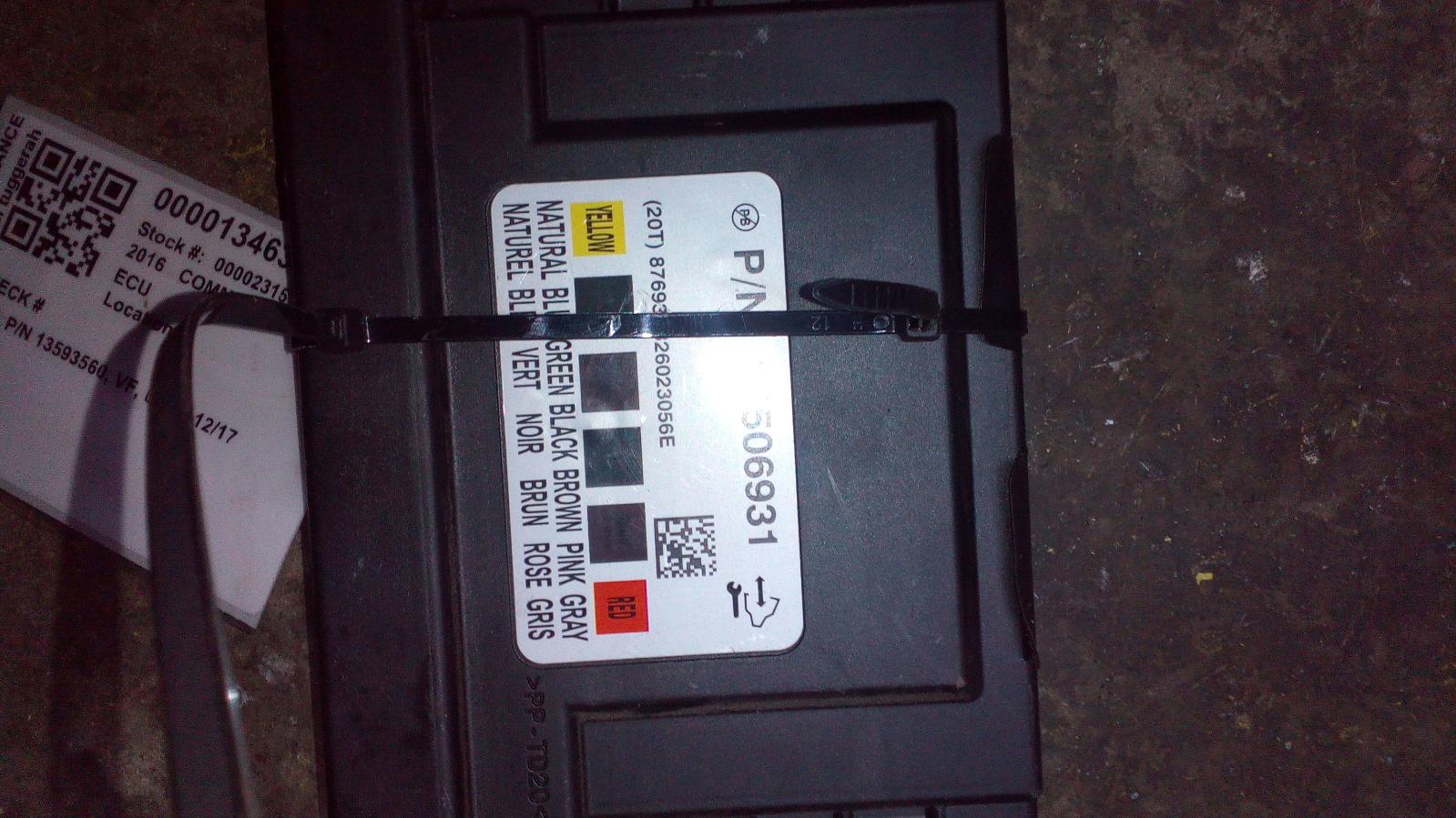 View Auto part Ecu Holden Commodore 2016