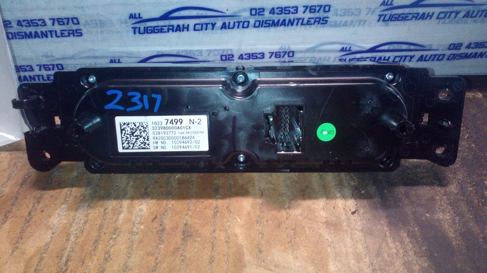 View Auto part Heater/Ac Controls Mg Zs 2021