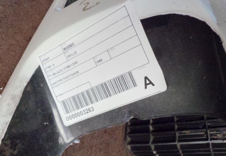 View Auto part Grille Holden Rodeo 1989