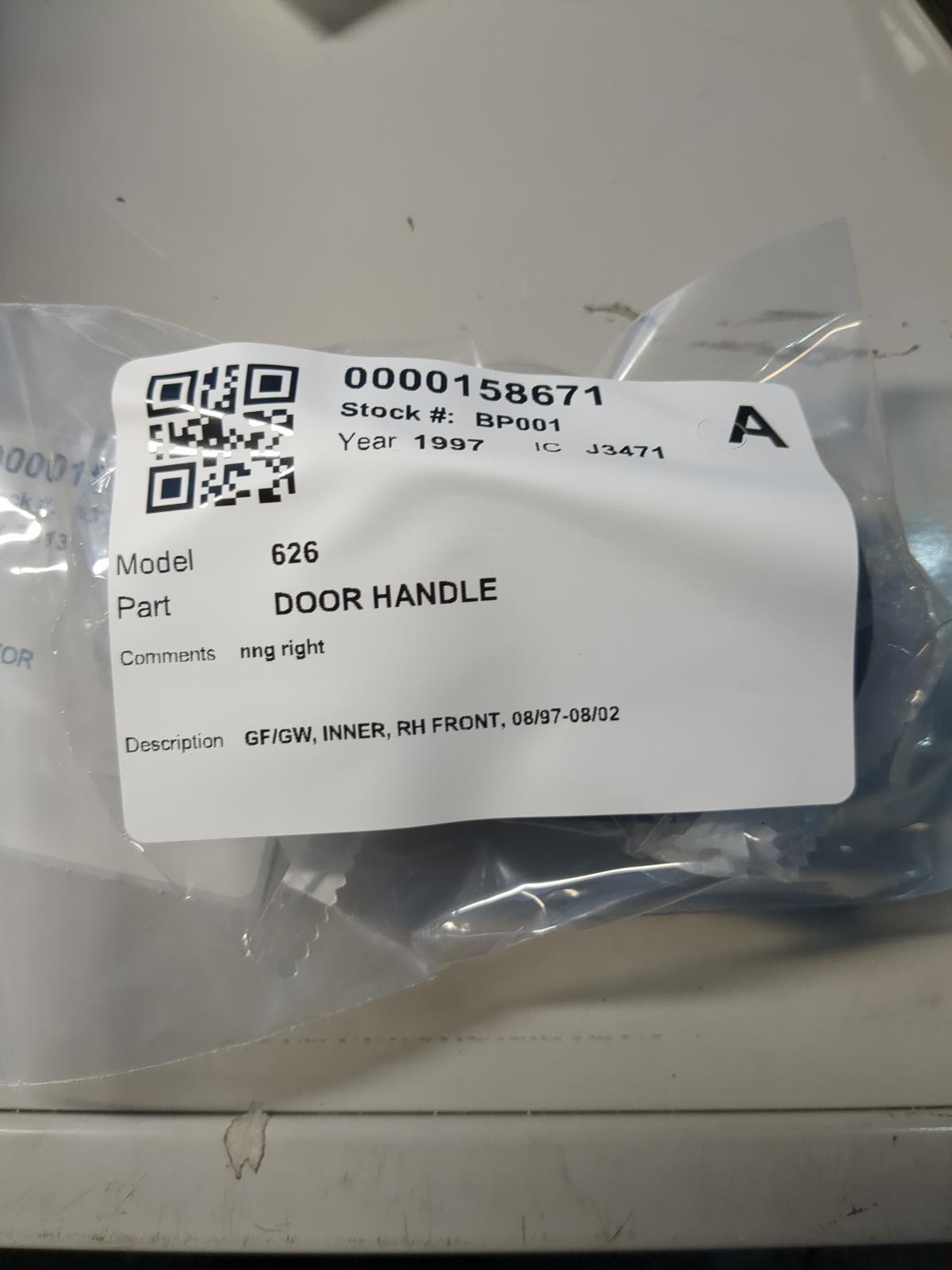 1995 Mazda 626 Door Handle View Auto part Door Handle Mazda 626 1995