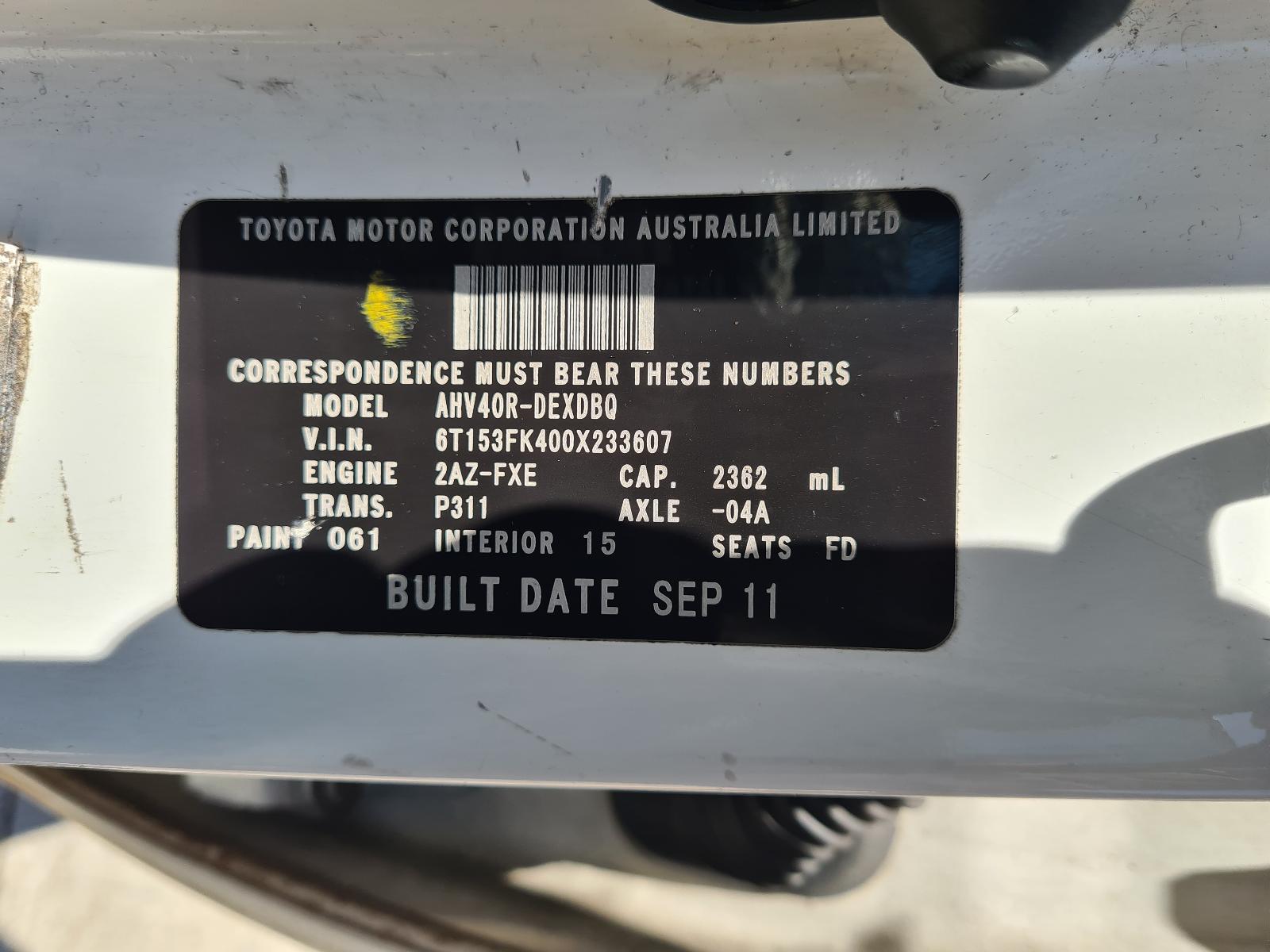 2010 Toyota Camry Front Bumper View Auto part Front Bumper Toyota Camry 2010