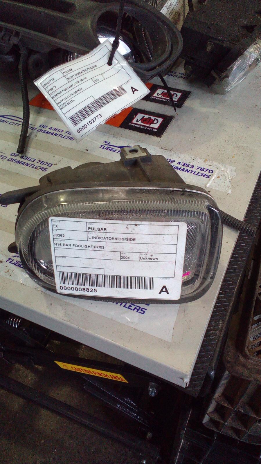 2004 Nissan Pulsar Left Indicator/Fog/Side View Auto part Left Indicator/Fog/Side Nissan Pulsar 2004