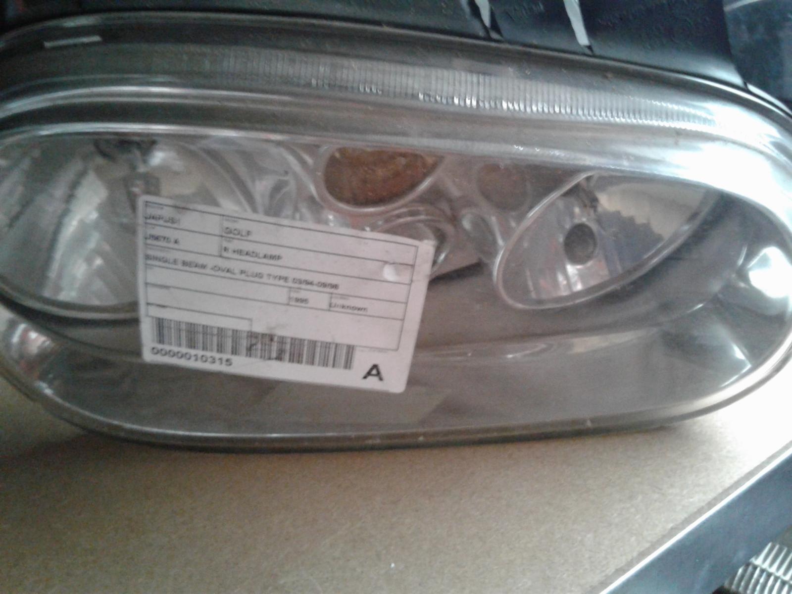 View Auto part Right Headlamp Volkswagen Golf 1995