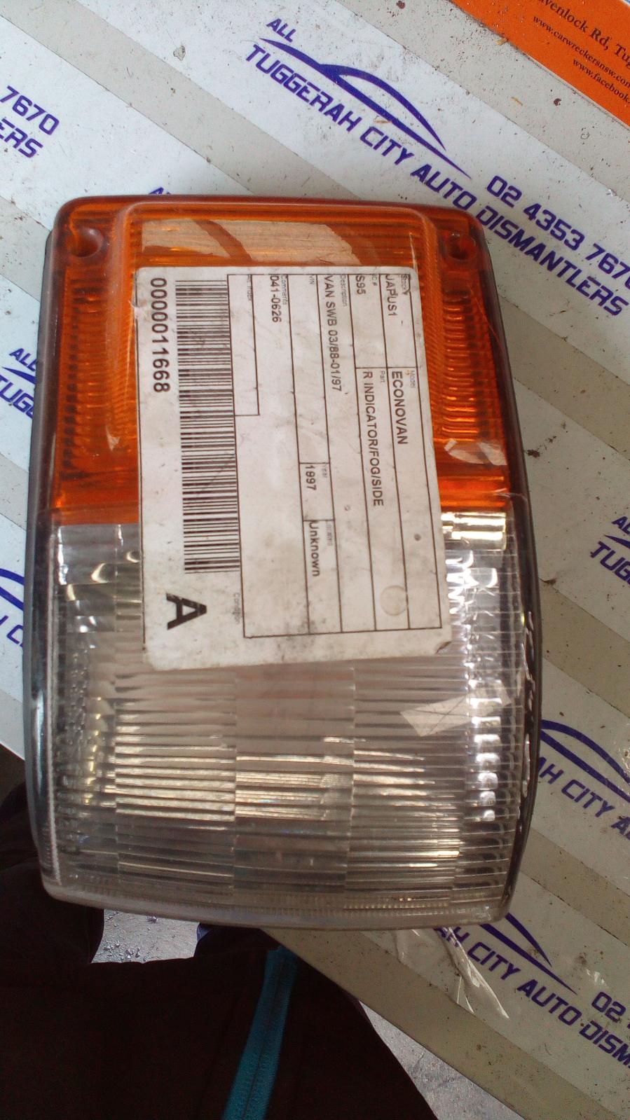 View Auto part Right Indicator/Fog/Side Ford Econovan 1997