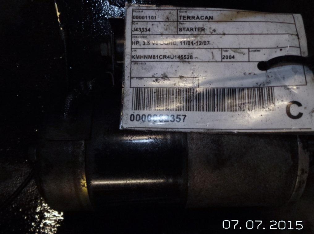 View Auto part Starter Hyundai Terracan 2004