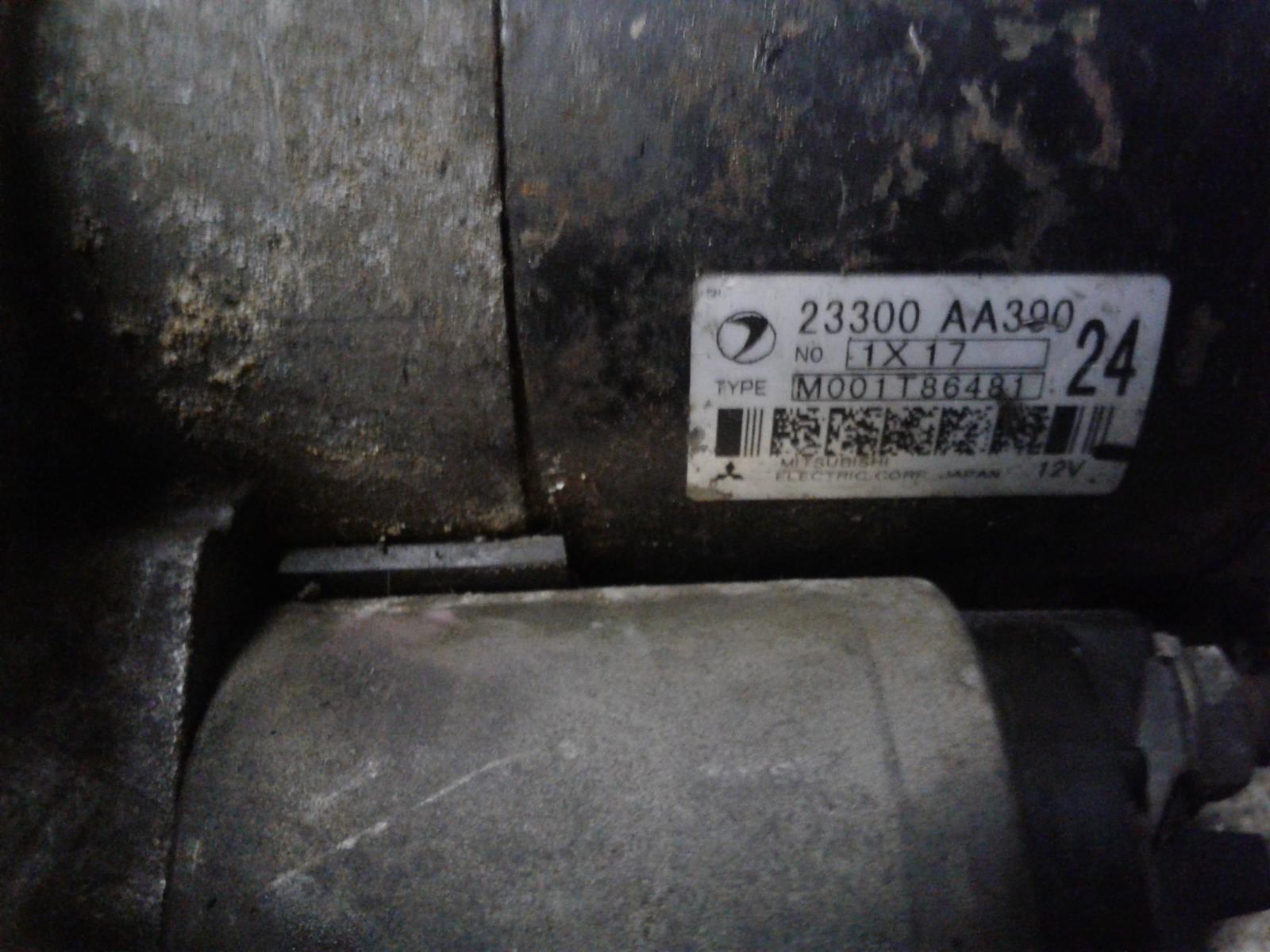 2001 Subaru Impreza Starter View Auto part Starter Subaru Impreza 2001