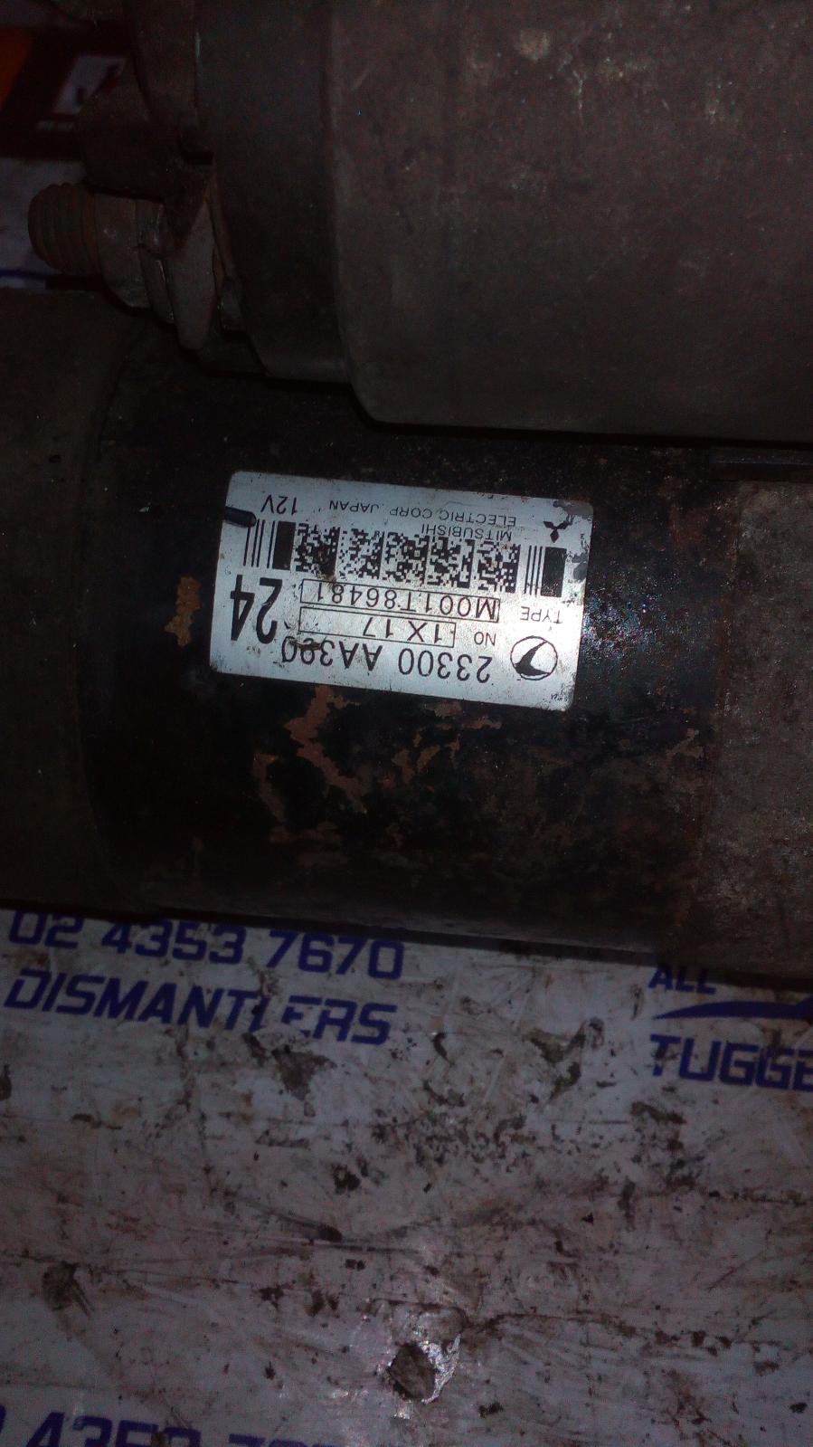 2001 Subaru Impreza Starter View Auto part Starter Subaru Impreza 2001