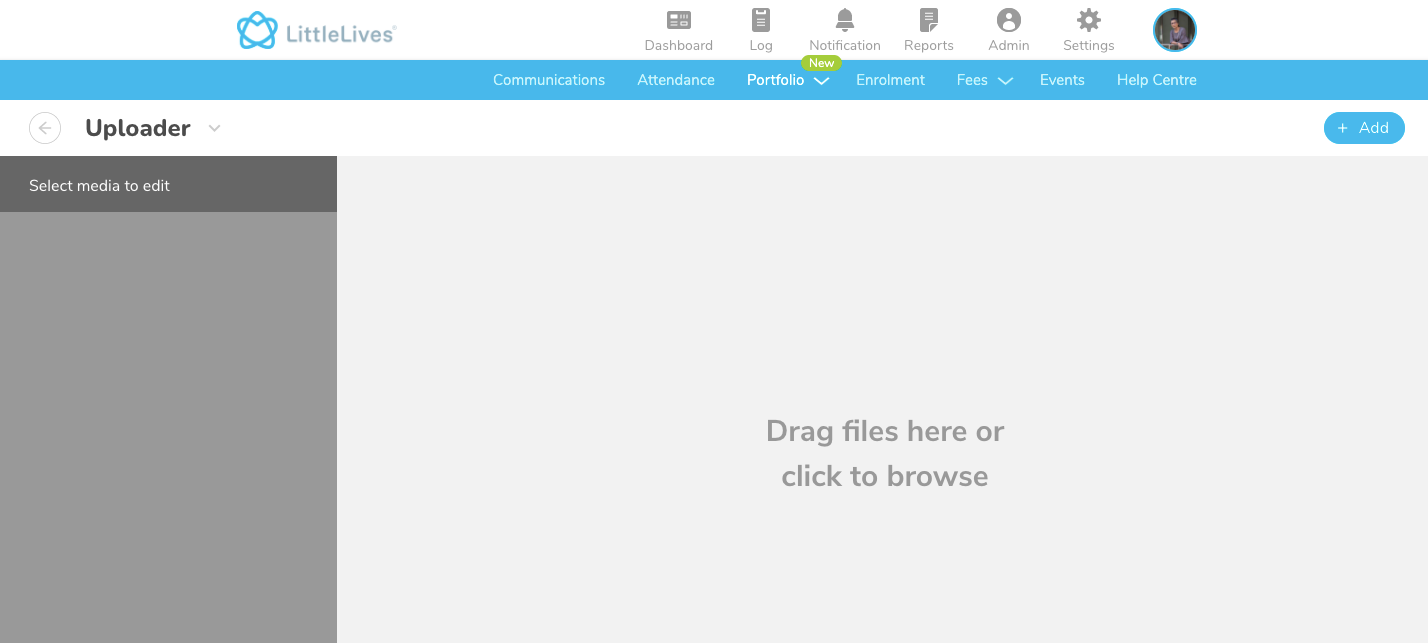 How To Upload Photos videos Via LittleLives Web LittleLives Help Centre