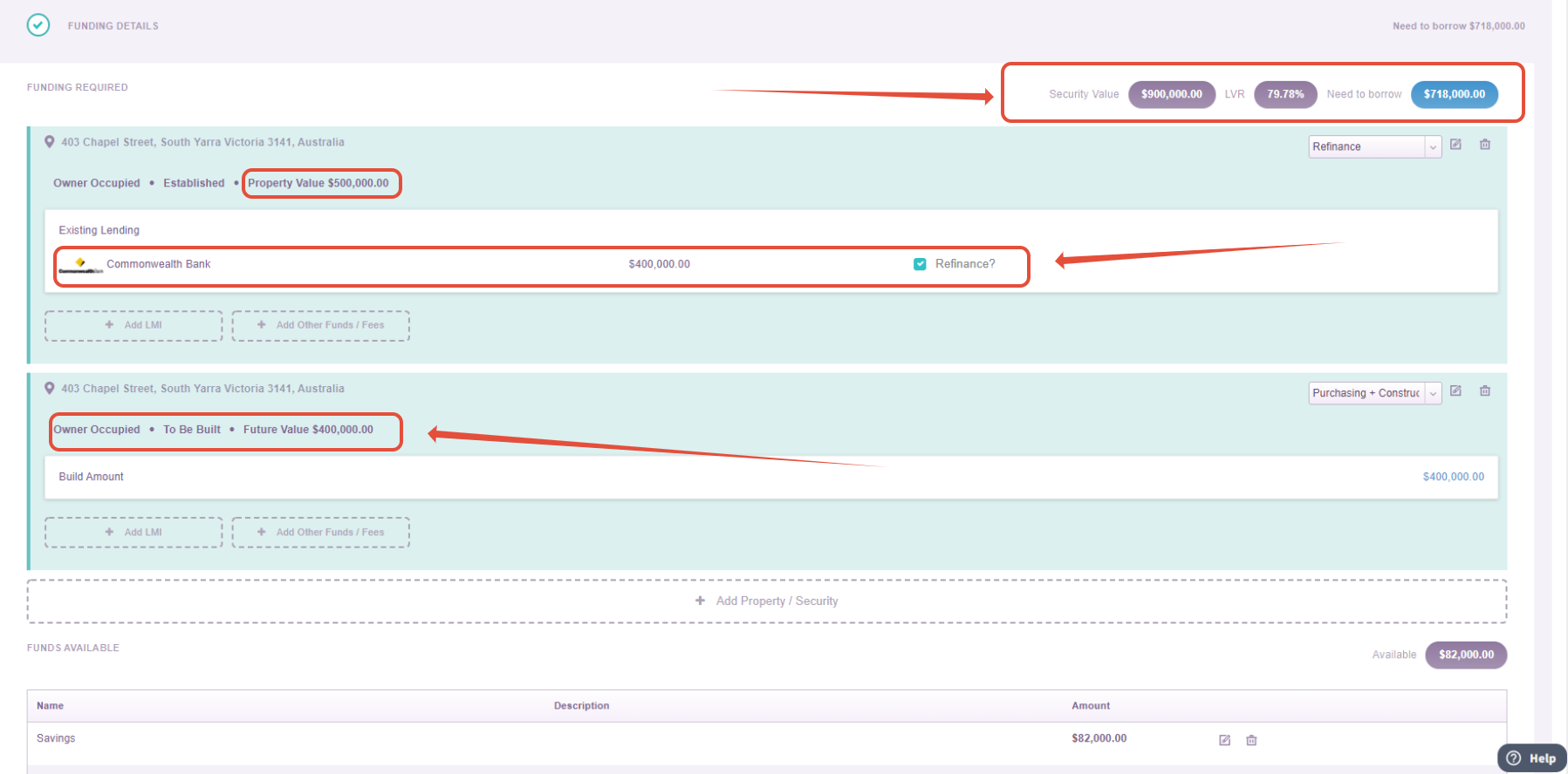 How to create a construction loan when the vacant land is already settled LMG Help Centre