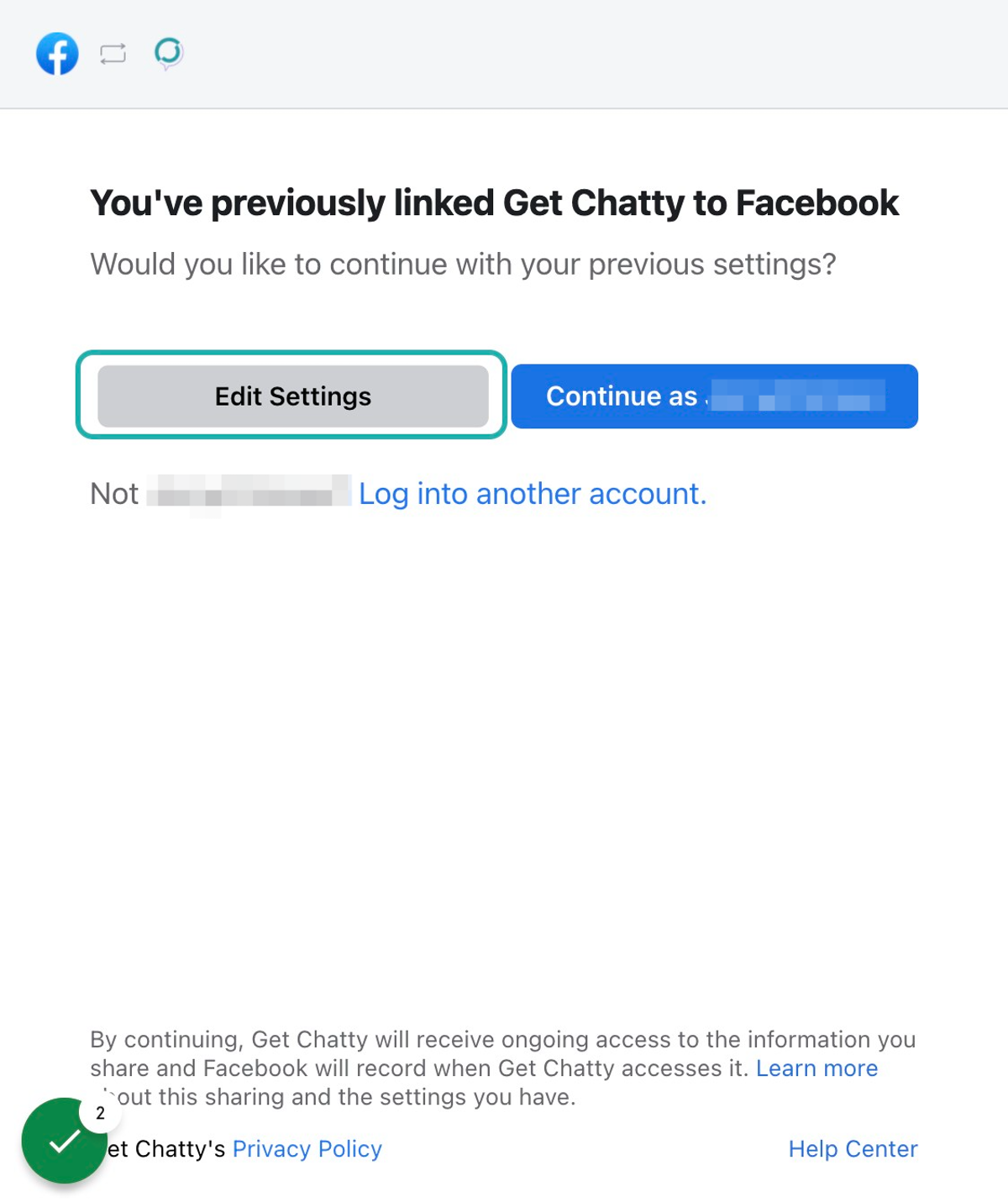 Click on Edit Settings