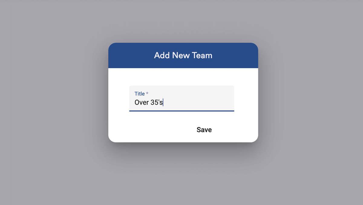Enter the name for the Attendance & click Save